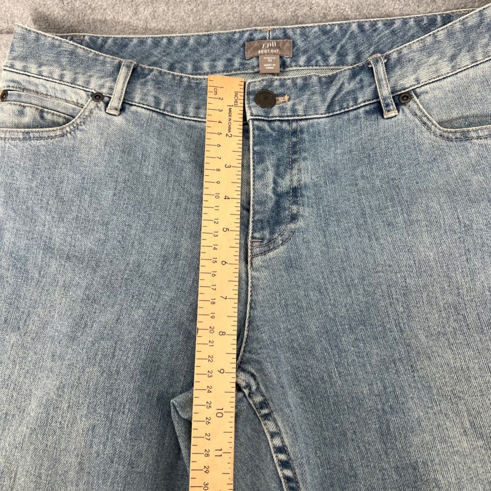 J. Jill Bootcut Jeans Womens 10 Blue Light Wash Stretch Denim 83151004 - Picture 5 of 10